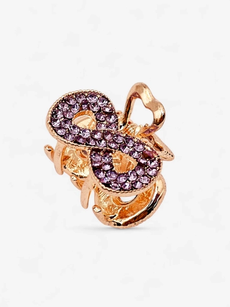 Royalfashion Pince à cheveux avec zircons TwinkleGrip