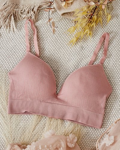 Royalfashion Soutien-gorge côtelé pour femme