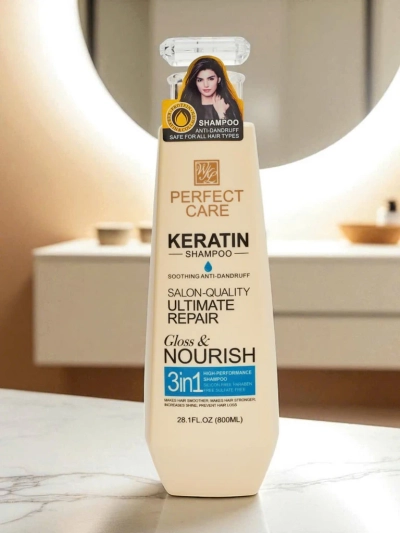 Shampoing Kératine Anti-Pelliculaire Perseus Gloss Nourish 3 en 1 800ml