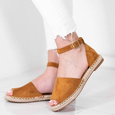 OUTLET Espadrilles marron avec coupe Velino - Footwear