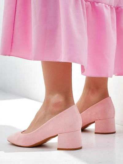 Royalfashion Chaussures à talons bas pour femmes Agas