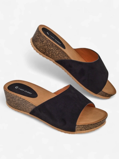 Sandales compensées basses Royalfashion pour femmes Maderas