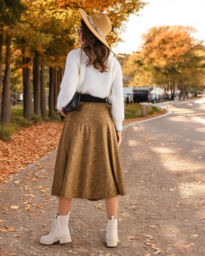 Jupe midi pour femmes de Royalfashion