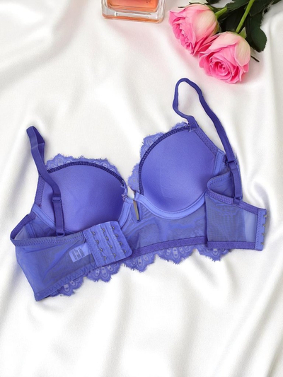 Royalfashion Soutien-gorge bustier rembourré en dentelle pour femme Grace Corset