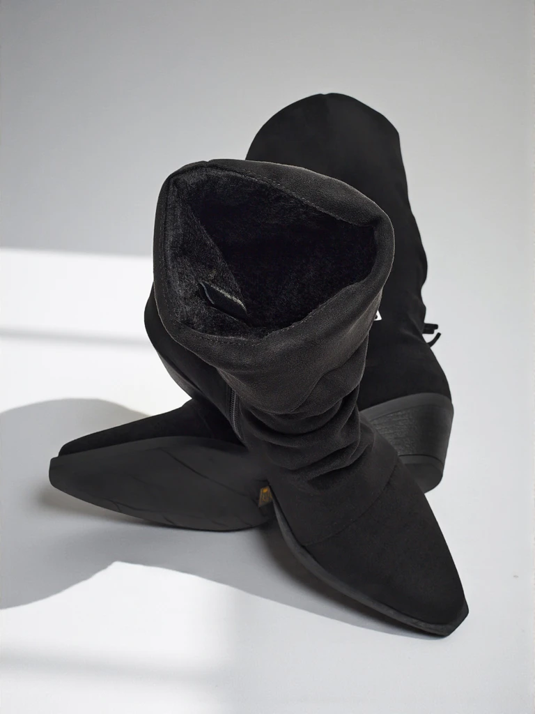 Bottines cow-boy à talons avec franges Selva