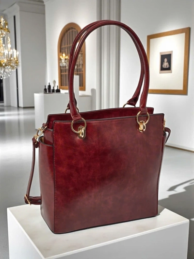 Sac à main shopper pour femmes en cuir écologique Twilight Vale