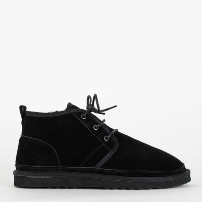 Bottes de neige Gavin noires pour hommes - chaussures