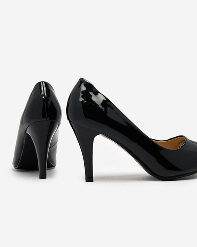 Royalfashion Escarpins à talons Degonop laqués noirs