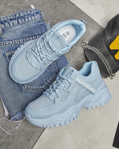 Chaussures de sport bleues pour femmes Evilpo- Footwear