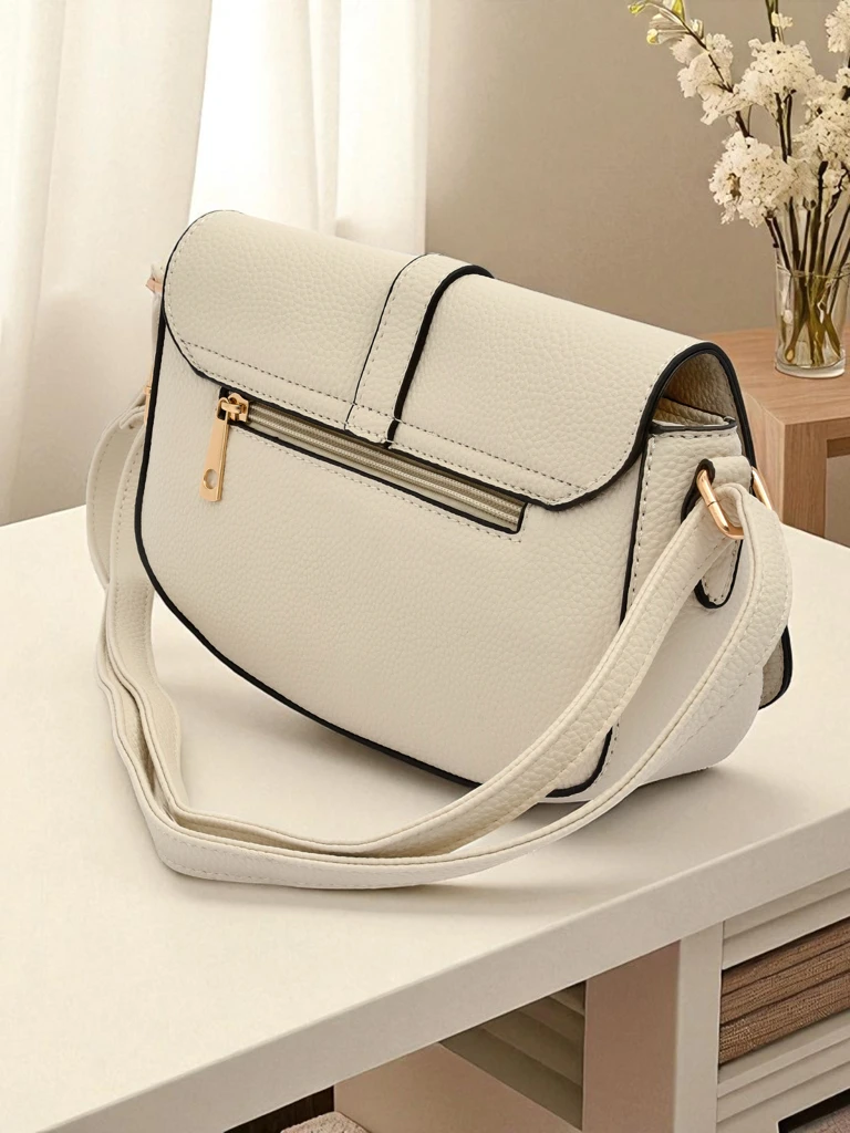 Royalfashion Petit sac à main pour femme en cuir écologique Moderno Viva