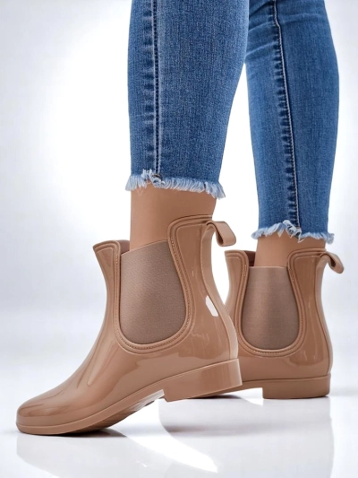 Bottes en caoutchouc laquées Royalfashion pour femmes Seris