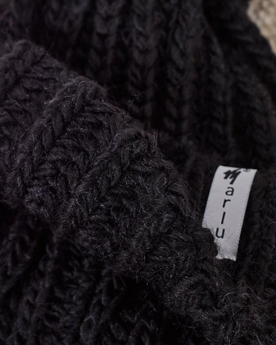 Bonnet tricoté femme Royalfashion avec pompon