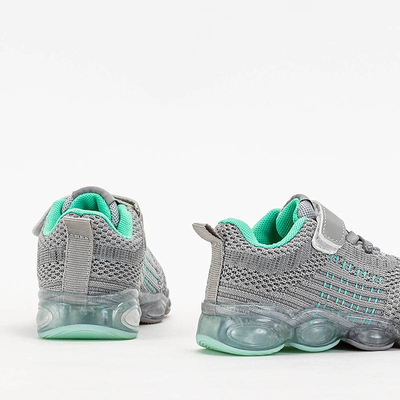 Baskets Astra Grises Synthétiques Sport Été pour Enfants