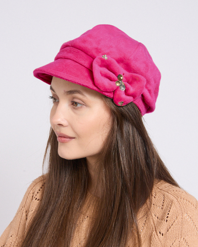 Béret pour femmes Royalfashion avec un nœud