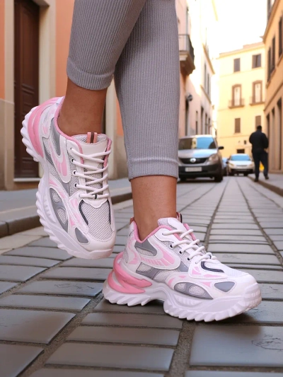 Royalfashion Baskets à vernis pour femmes Leysi