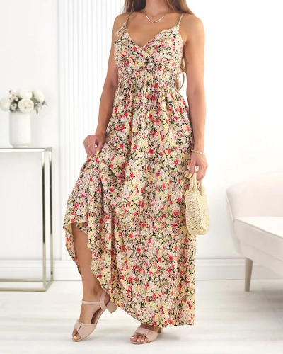 Royalfashion Robe midi en coton pour femme