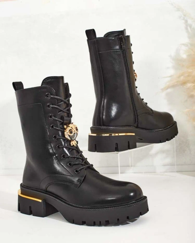Royalfashion Bottes hautes Sococ pour femmes