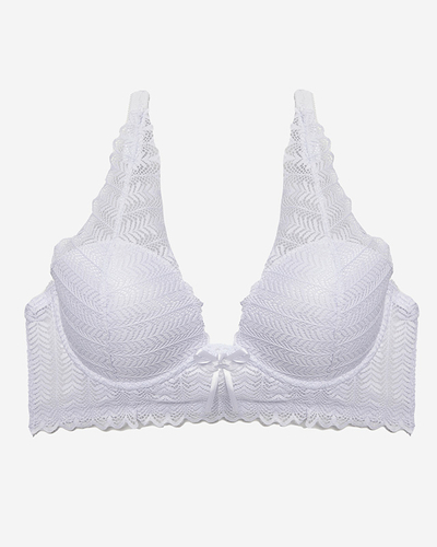 Soutien-gorge en dentelle blanche pour femmes - Sous-vêtements