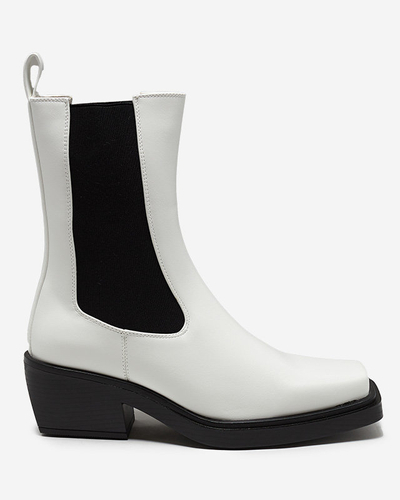 Bottines à enfiler blanches pour femmes Darran - Footwear