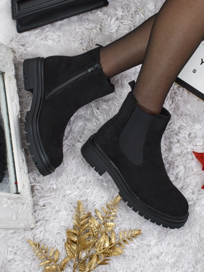 Bottines Chelsea pour femmes en éco-daim Zarelle