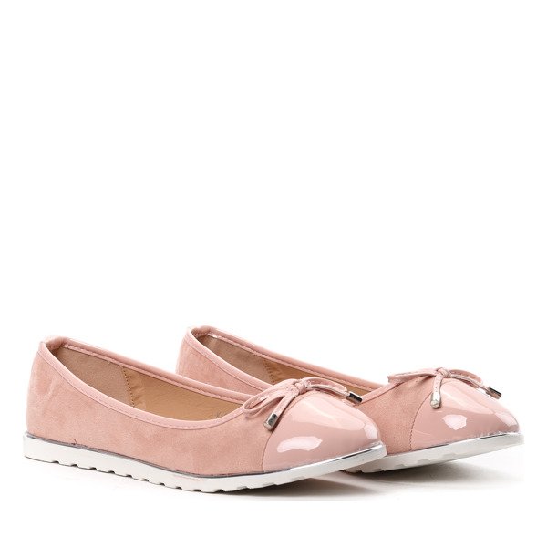 Różowe balerinki Juliya- Obuwie
