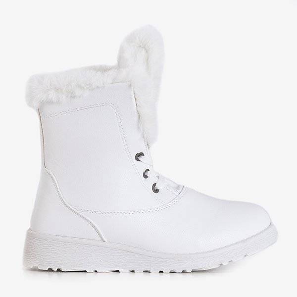 OUTLET Bottes de neige blanches pour femmes avec fourrure Cool Breeze - Footwear