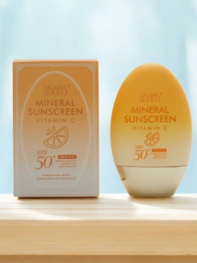 Crème solaire Ushah avec vitamine C 50 SPF 60g