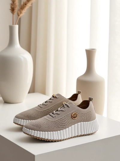 Royalfashion Baskets sportives à lacets pour femmes Tobin