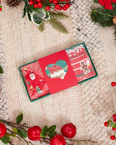 Royalfashion Chaussettes de Noël pour enfants en boîte 3/pack
