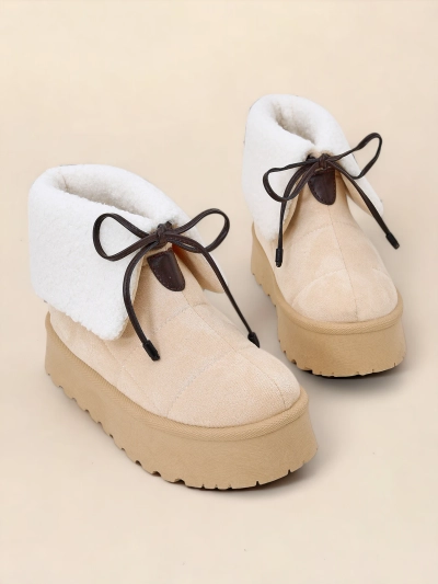 Bottes de neige à lacets pour femme Royalfashion Wdeno