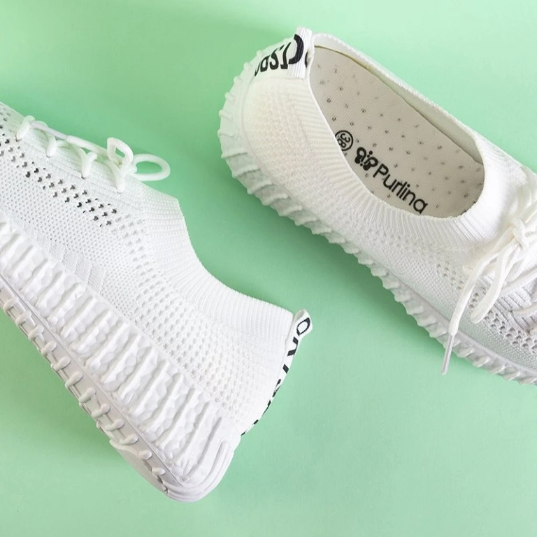 OUTLET Chaussures de sport femme blanches Melete - Chaussures