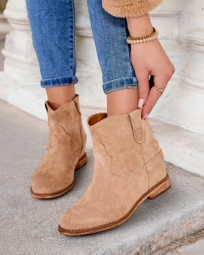 Royalfashion Royalfashion Bottes western à talon compensé couvert Patorias