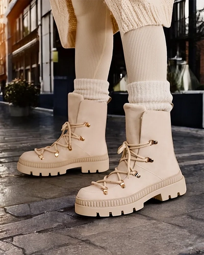 Bottes de neige à lacets pour femmes Royalfashion Lorii