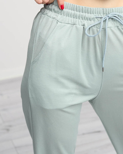 Survêtements femme menthe avec patch - Vêtements