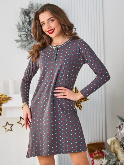 Chemise de nuit Royalfashion avec impression
