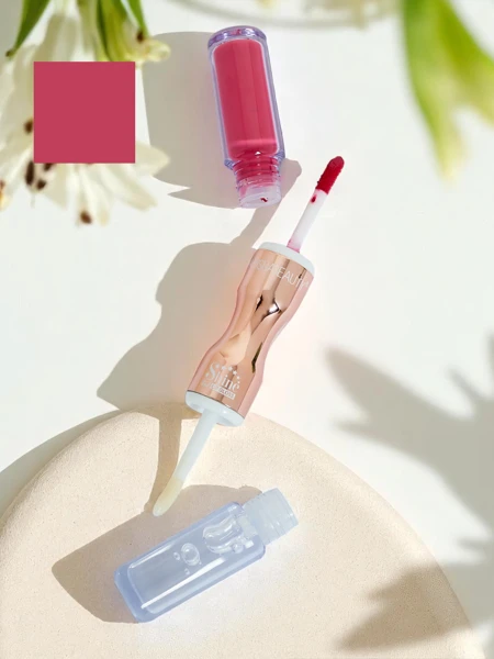 Rouge à lèvres et gloss transparent 2-en-1 Ruby Neuf
