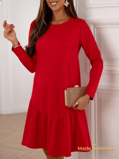 Mini-robe à volants pour femmes