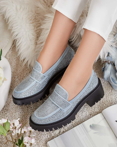 Royalfashion Mocassins femme avec zircons Epolls