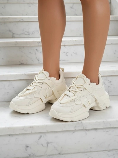 Royalfashion Baskets de sport compensées pour femmes Rensis