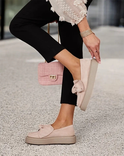 Royalfashion Demi chaussures femme avec nœud Eriz