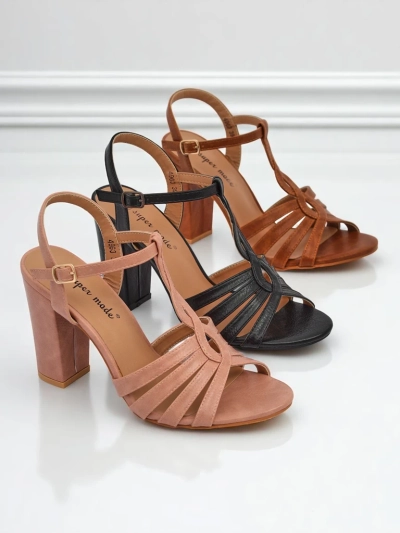Sandales à talons blocs pour femmes Royalfashion Daffi Élégance