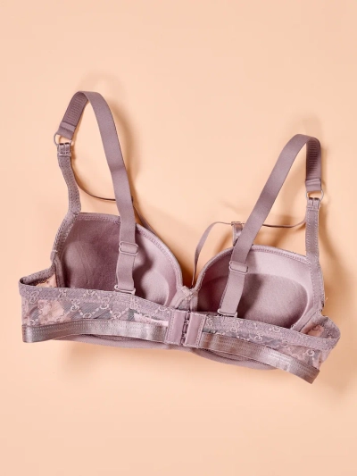 Royalfashion Soutien-gorge féminin décoré de dentelle et de bretelles