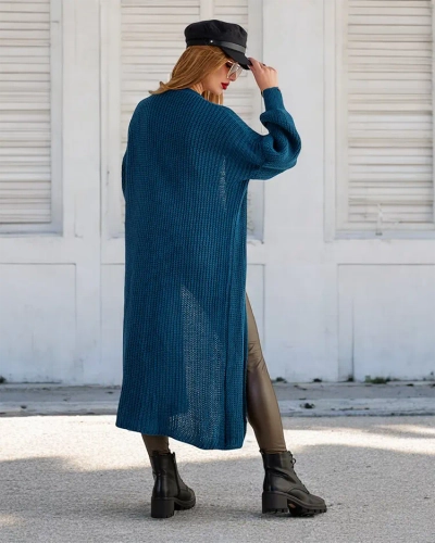 Royalfashion Pull couvre-lit tricoté pour femme