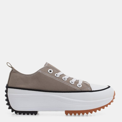 Baskets plateforme femme kaki Vinesa - Chaussures