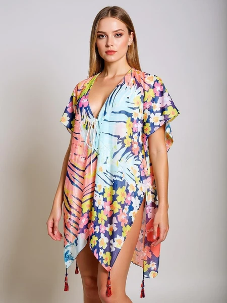 Robe Paréo Ariadne Multicolore Royalfashion – Style Bohème Estival