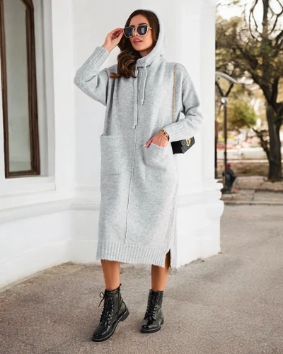 Robe pull longue pour femme de Royalfashion