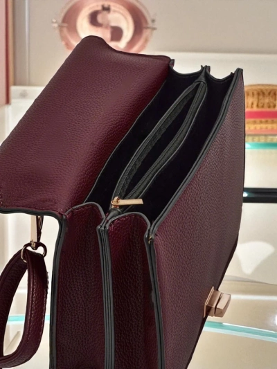 Petit sac à main pour femmes en cuir écologique Karelia