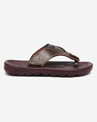 Sandales marron confortables pour hommes Madeni - Footwear