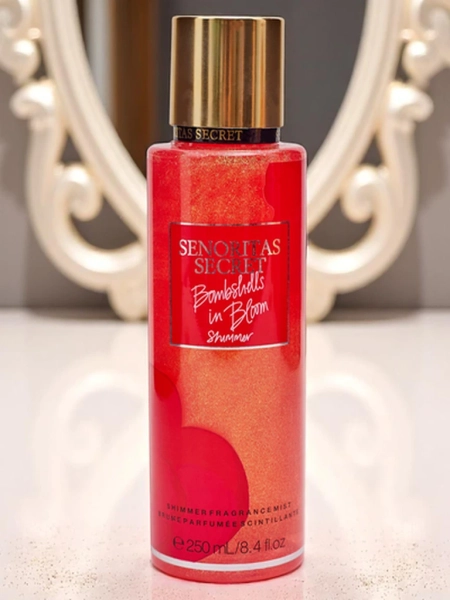 Senoritas Secret Body Mist Seduction Shimmer avec paillettes