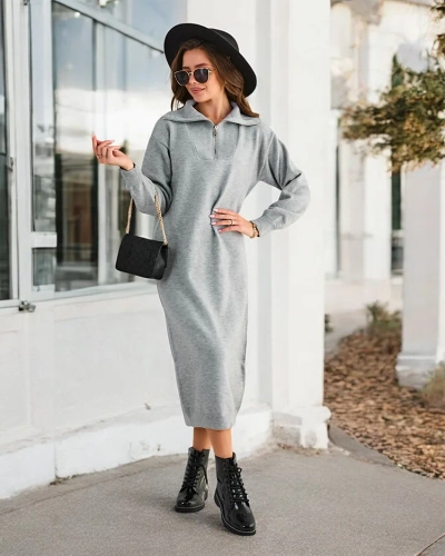 Robe pull longue pour femmes de Royalfashion